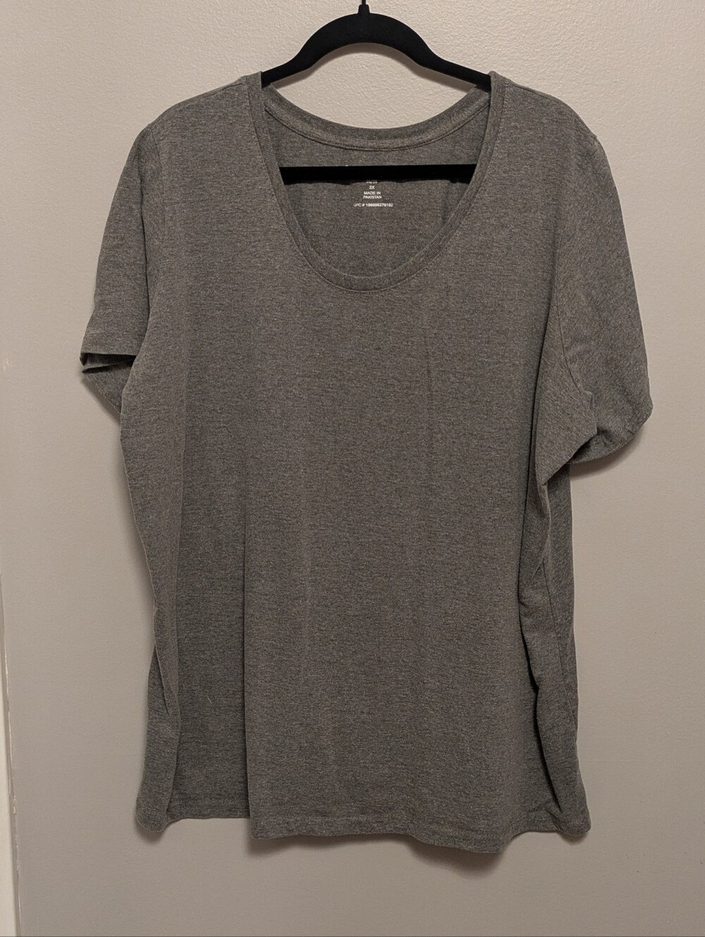 Woman Within Gray Scoopneck 2X